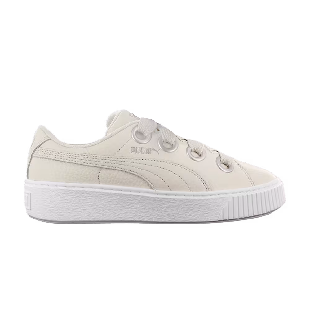 Puma Women's Platform Kiss Leather Birch
