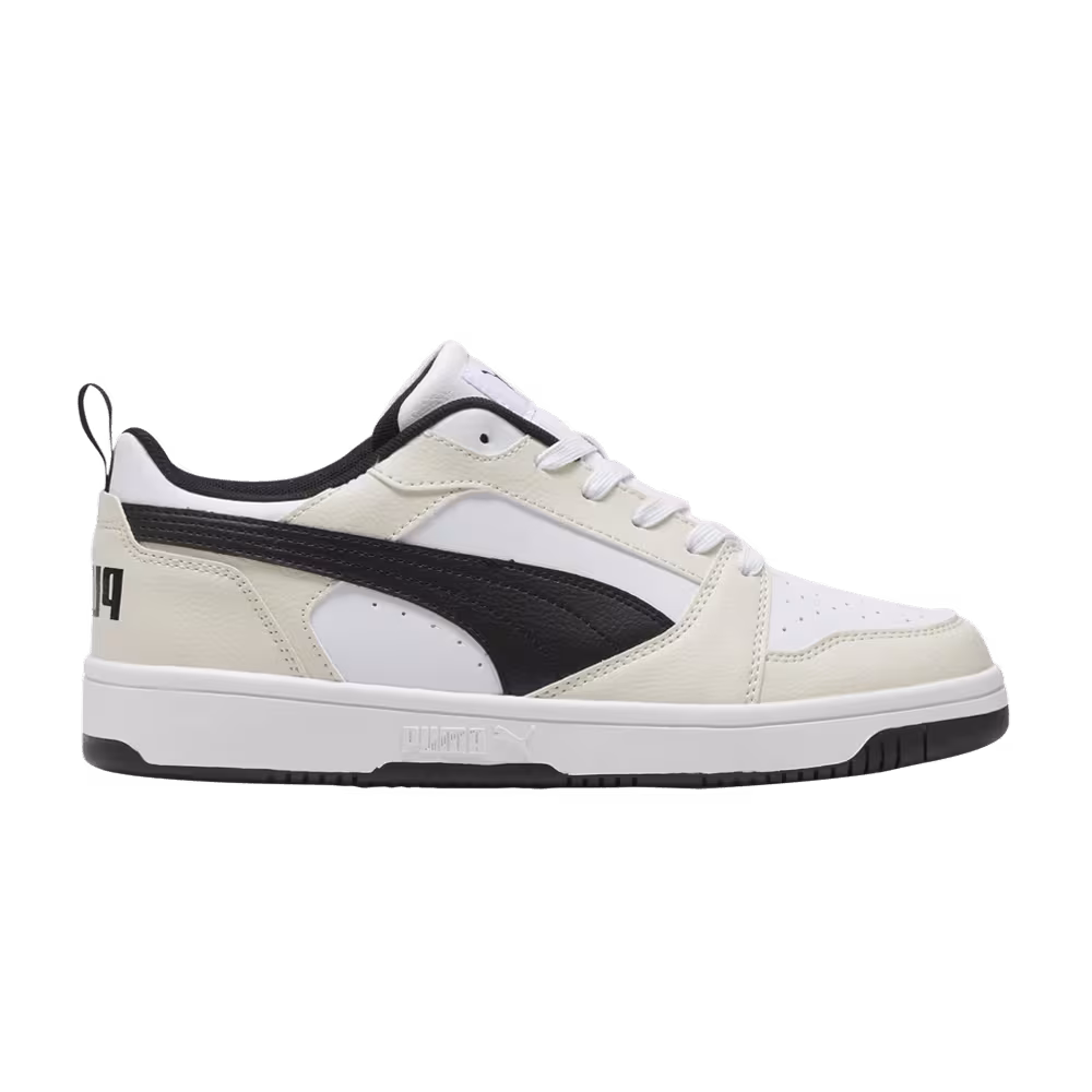 Puma Rebound V6 Low Alpine Snow Black