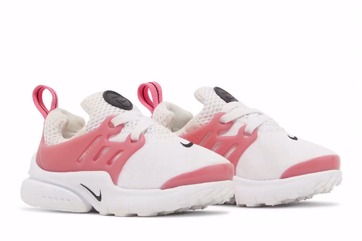 Nike Little Presto TD White Hyper Pink, view 9