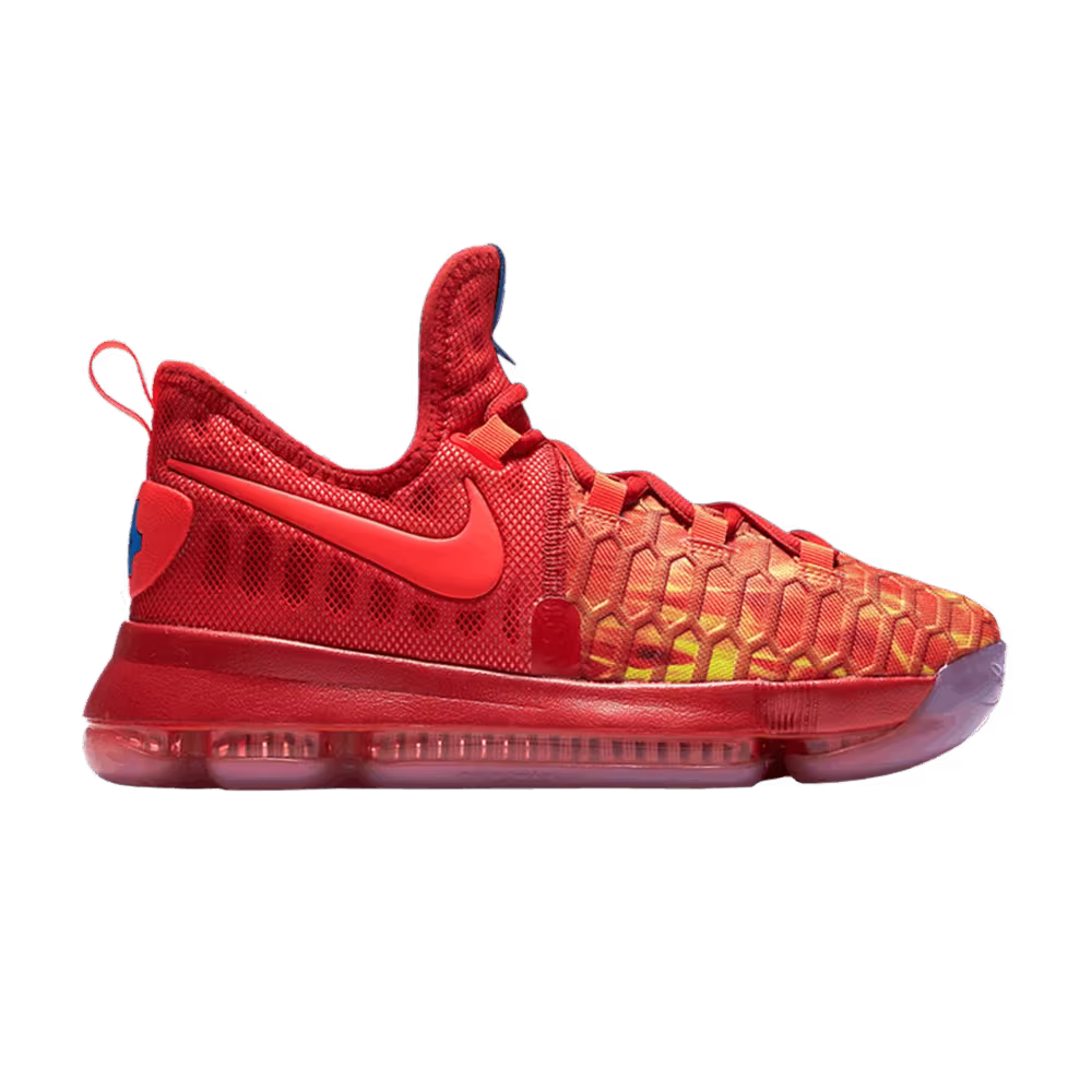 Nike Zoom KD 9 GS Fire and Ice