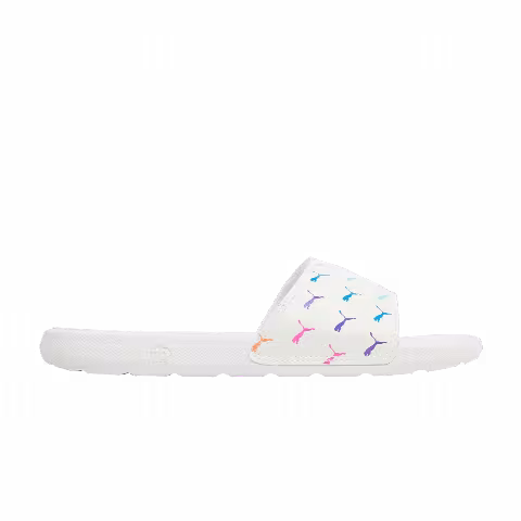 Puma Wmns Cool Cat Bold 2 Slide 'Allover Logo - White'