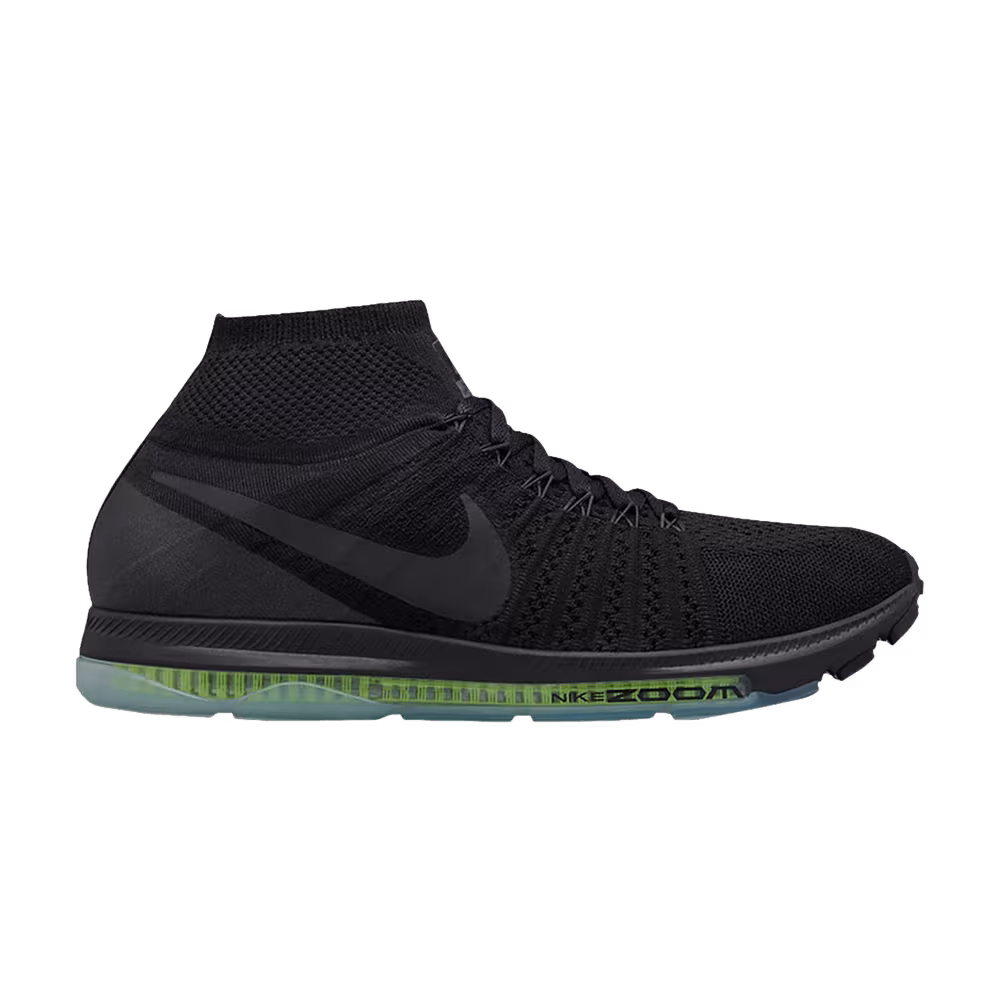 Nike Women's Zoom All Out Flyknit Black Volt