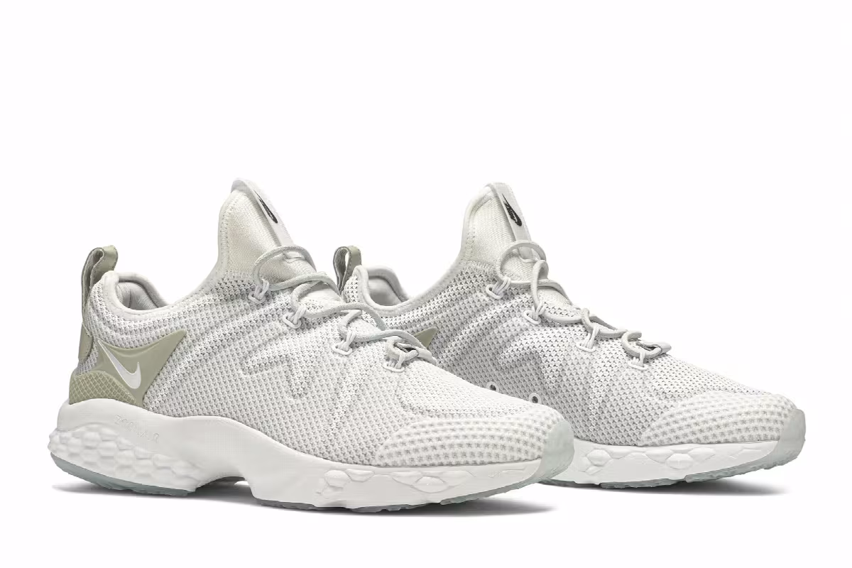 Kim Jones x Nike Women's Air Zoom Triple White, view 9