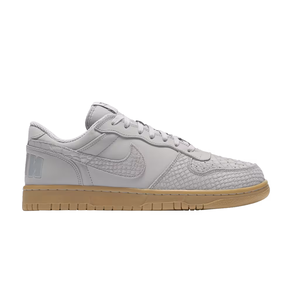 Big Nike Low Lux Wolf Grey Snakeskin Gum
