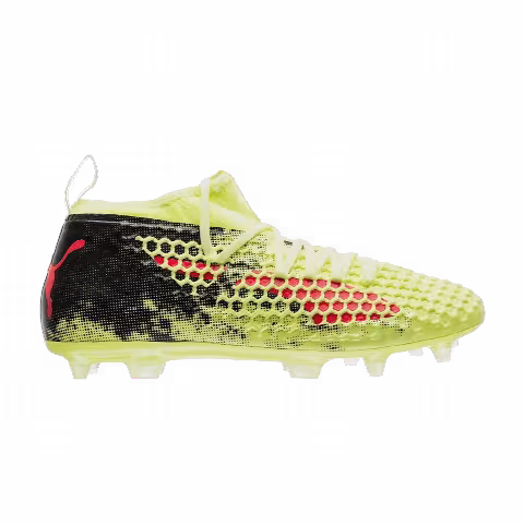 Puma Future 18.2 Netfit FG AG 'Fizzy Yellow Red Blast'