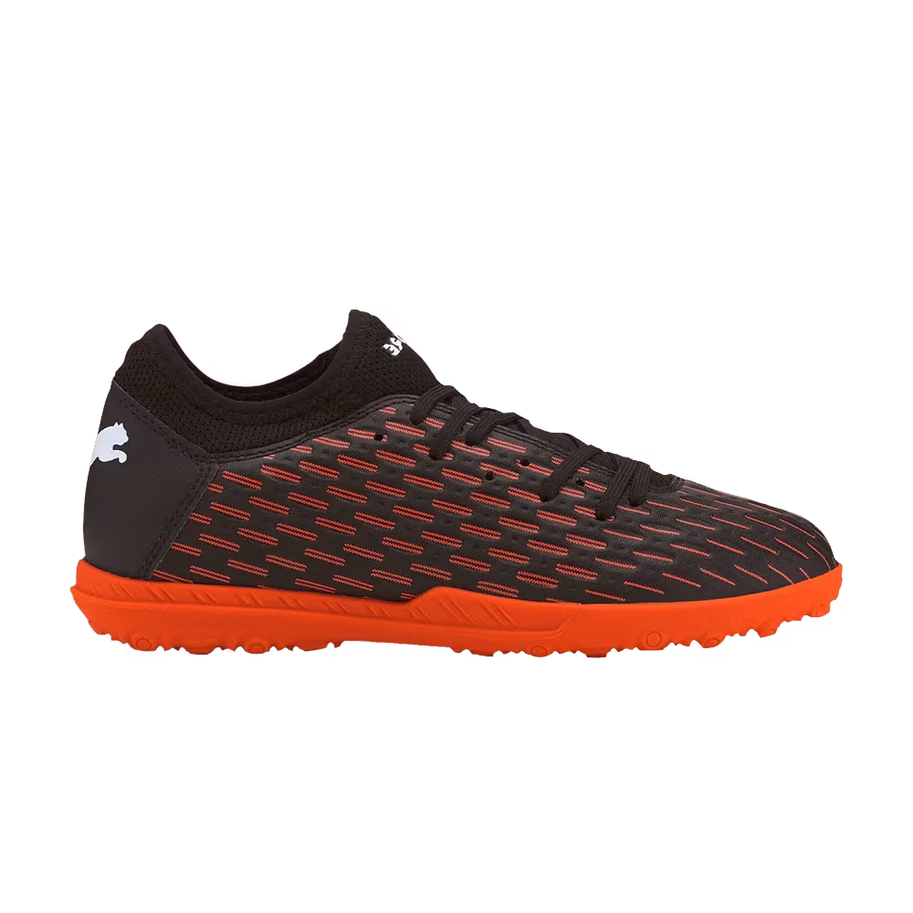 Puma Future 6.4 TT Turf Jr Black Shocking Orange