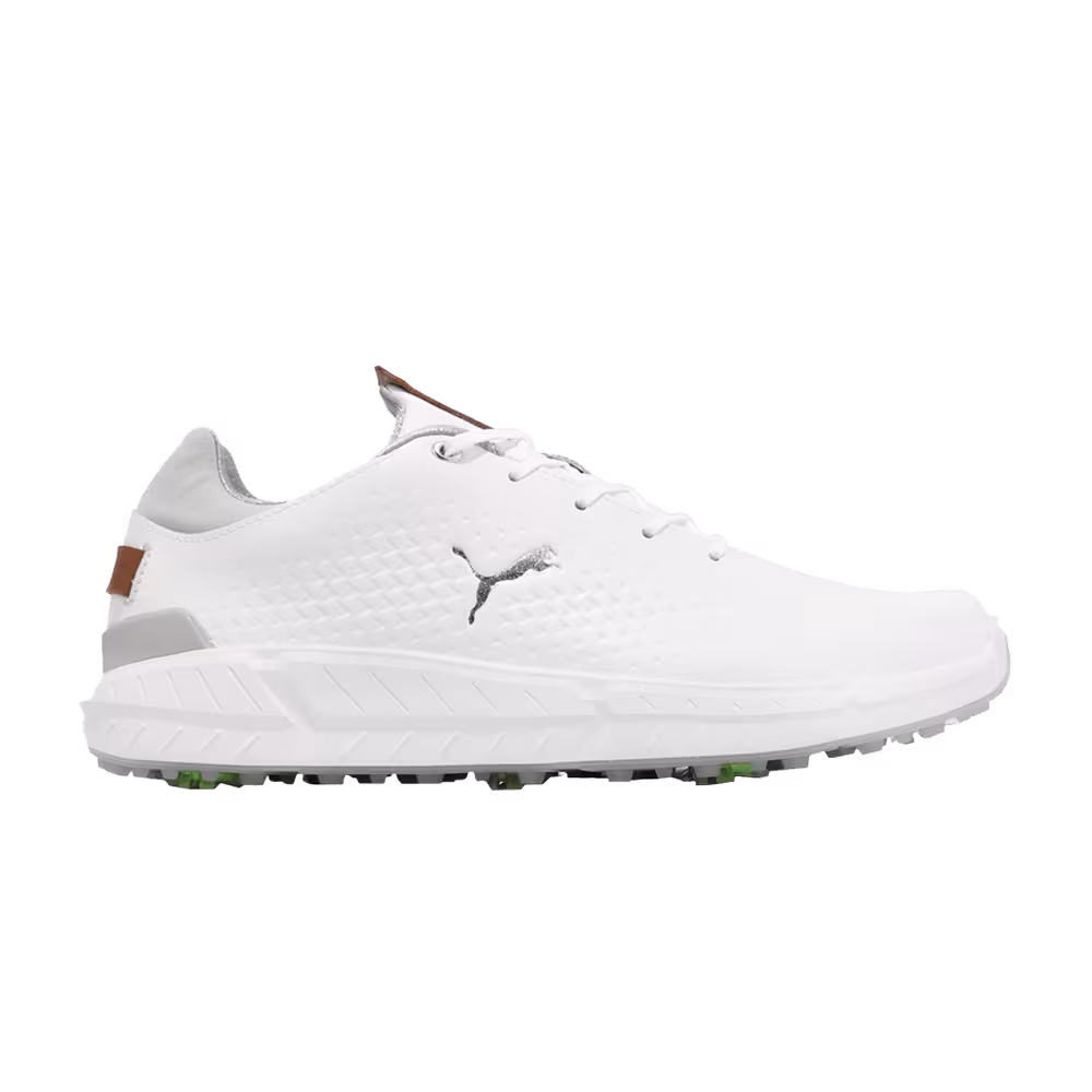 Puma Ignite Articulate Leather Golf White Silver