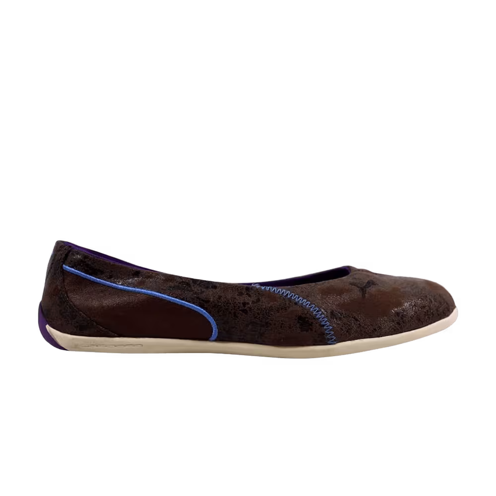 Puma Women's Motorina Ballerina Distressed Chocolate Brown