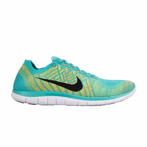 Nike Free 4.0 Flyknit V2 'Hyper Jade Volt' Sample
