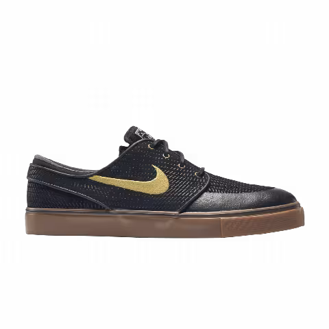 Nike Zoom Stefan Janoski Premium SE SB 'Black Metallic Gold Gum'