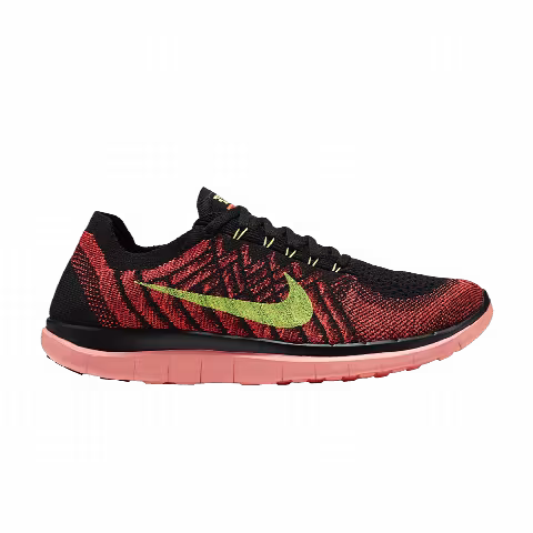Nike Free 4.0 Flyknit 'Black Hot Lava Volt'