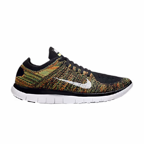 Nike Free 4.0 Flyknit 'Black Green Orange'