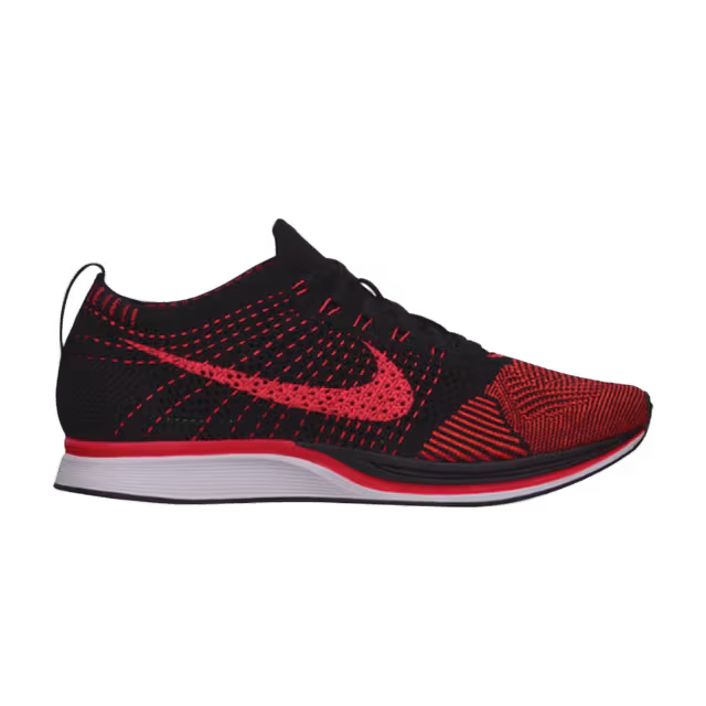 Nike Flyknit Racer Black Total Orange