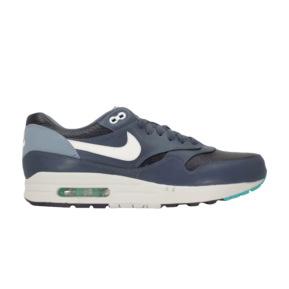 Nike Air Max 1 Leather Black Dark Magnet Grey
