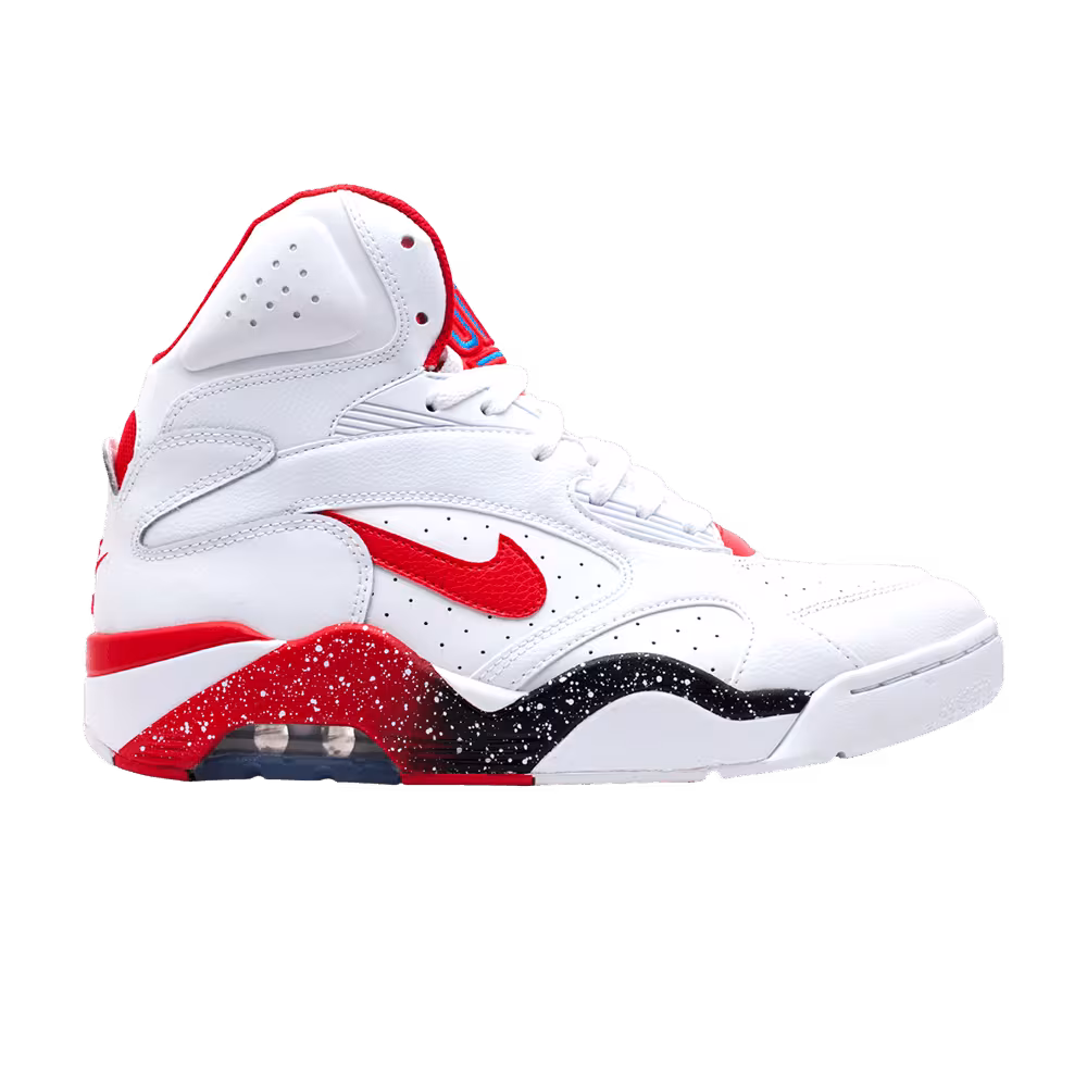 Nike Air Force 180 Mid White Hyper Red