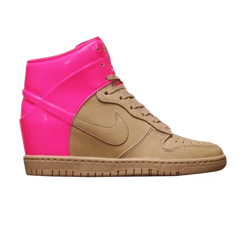 Nike Women's Dunk Sky High VT QS Vachetta Tan Pink