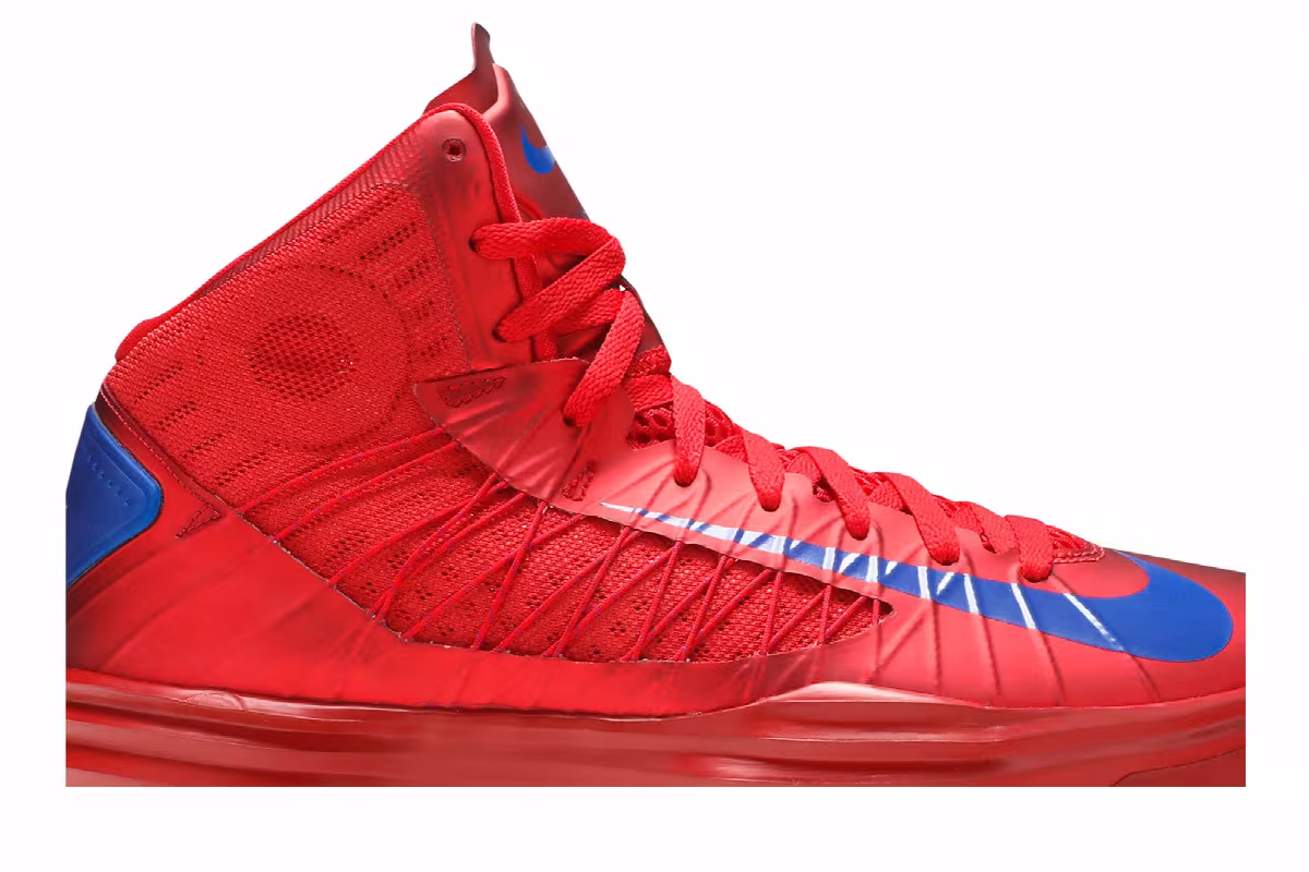 Nike Lunar Hyperdunk+ 2012 Puerto Rico Away, view 3