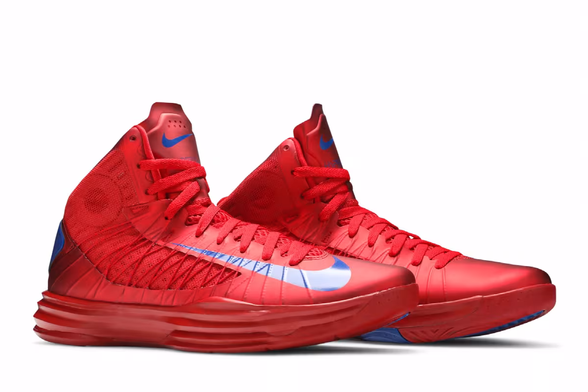 Nike Lunar Hyperdunk+ 2012 Puerto Rico Away, view 9