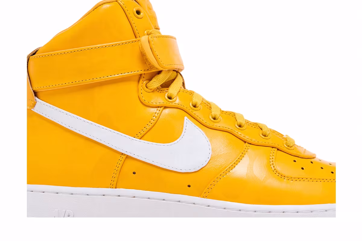 Nike Air Force 1 High Comfort Premium QS University Gold, view 3