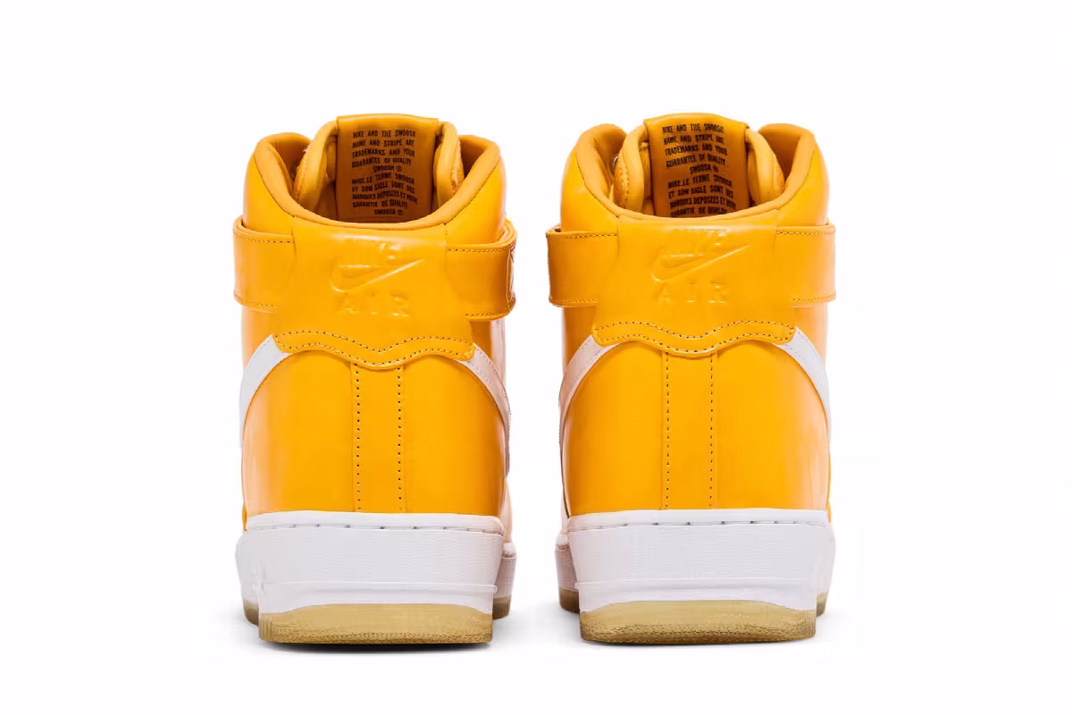 Nike Air Force 1 High Comfort Premium QS University Gold, view 7