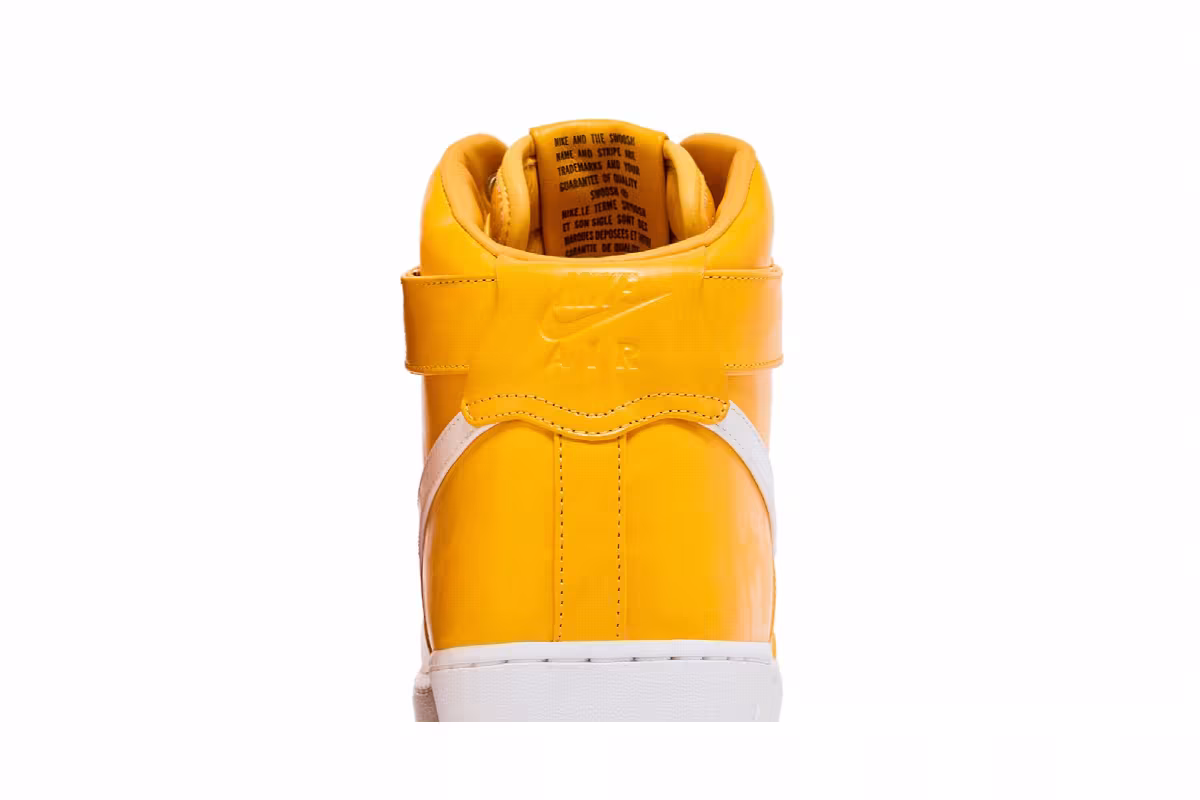 Nike Air Force 1 High Comfort Premium QS University Gold, view 8