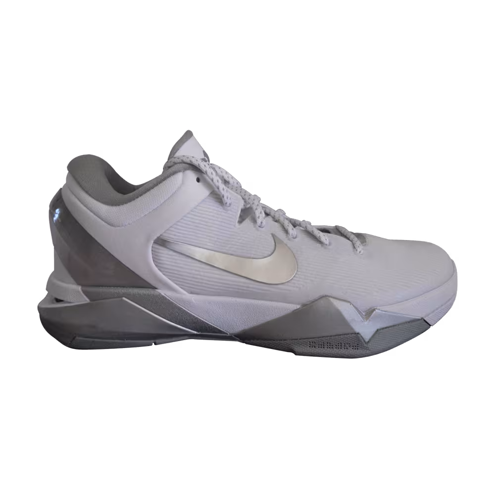 Nike Zoom Kobe 7 System TB White Metallic Silver