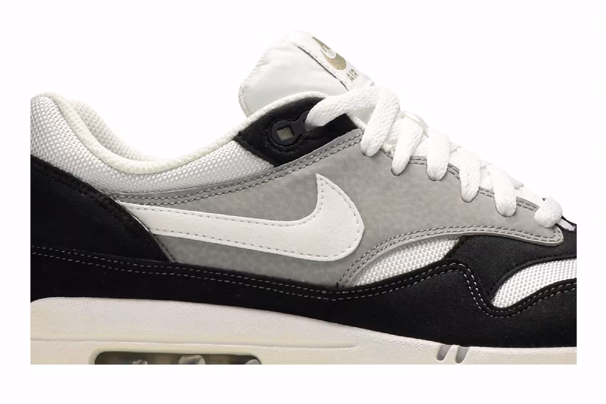 Nike Air Max 1 Black Grey Khaki, view 3