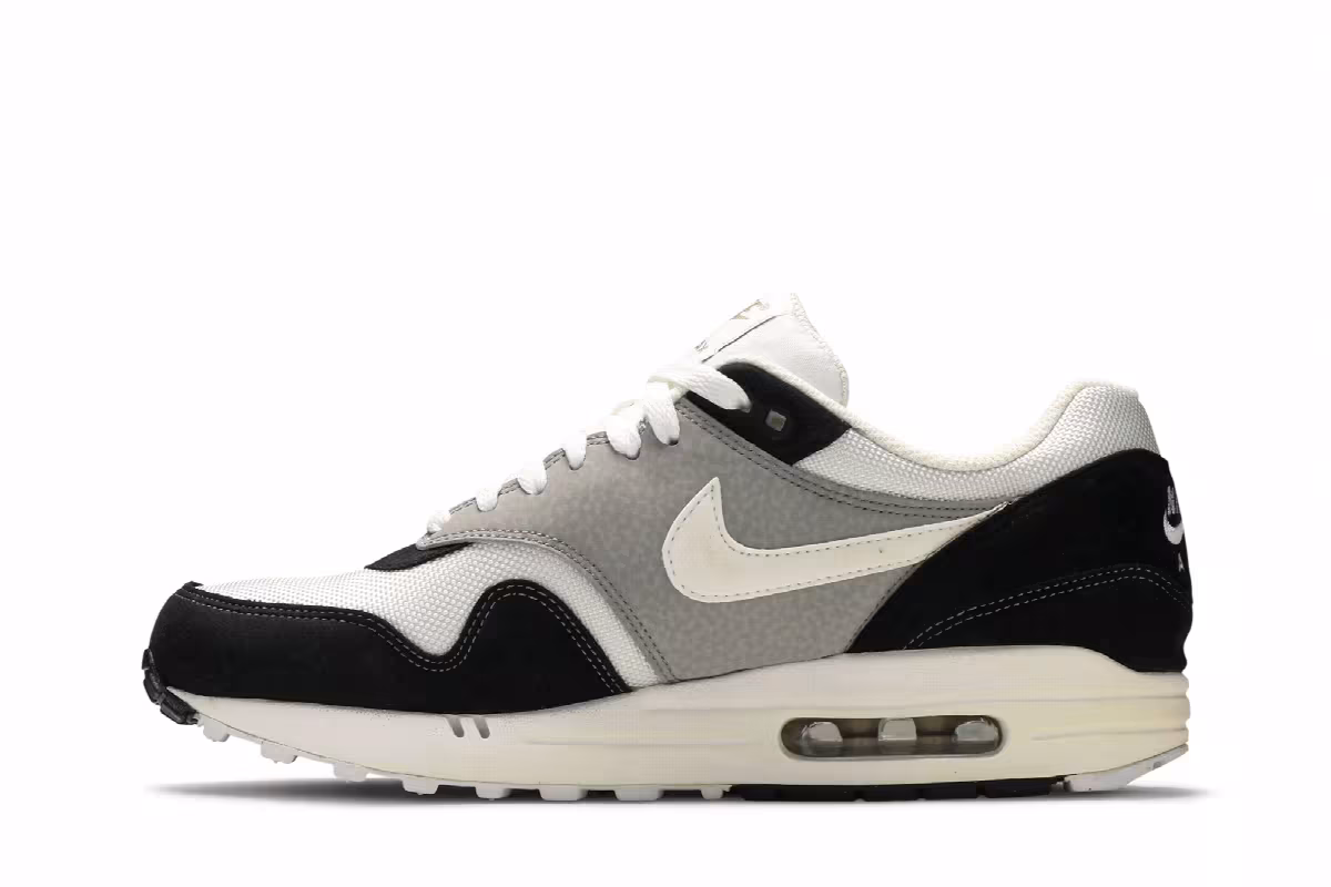 Nike Air Max 1 Black Grey Khaki, view 4