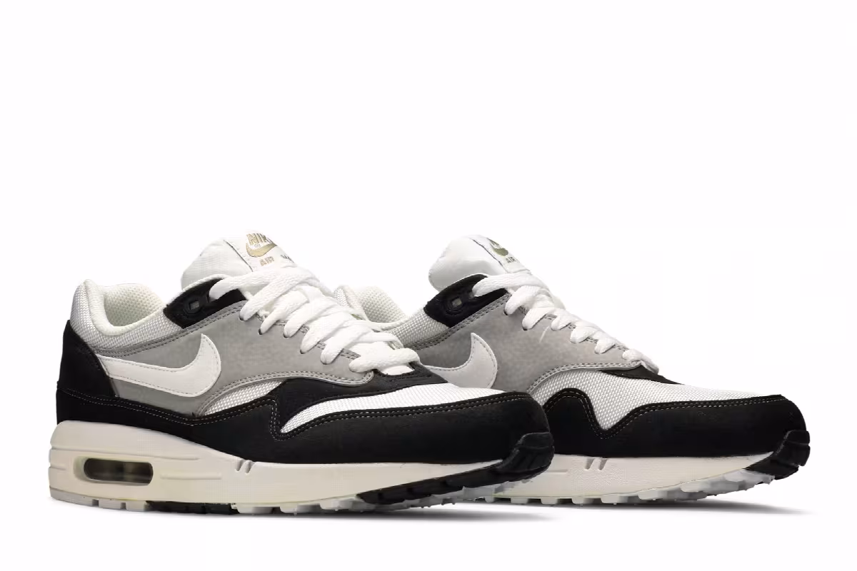 Nike Air Max 1 Black Grey Khaki, view 9