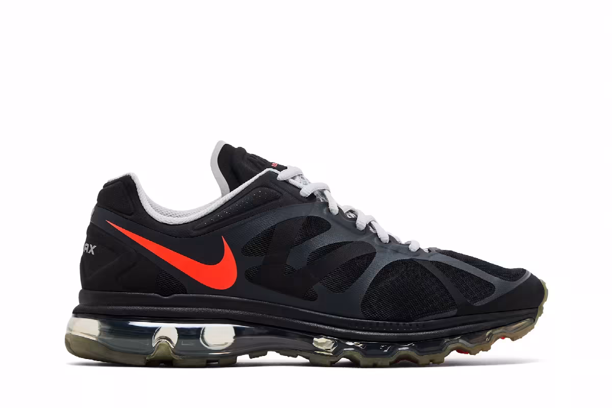 Nike Air Max+ 2012 Black Bright Crimson, view 2
