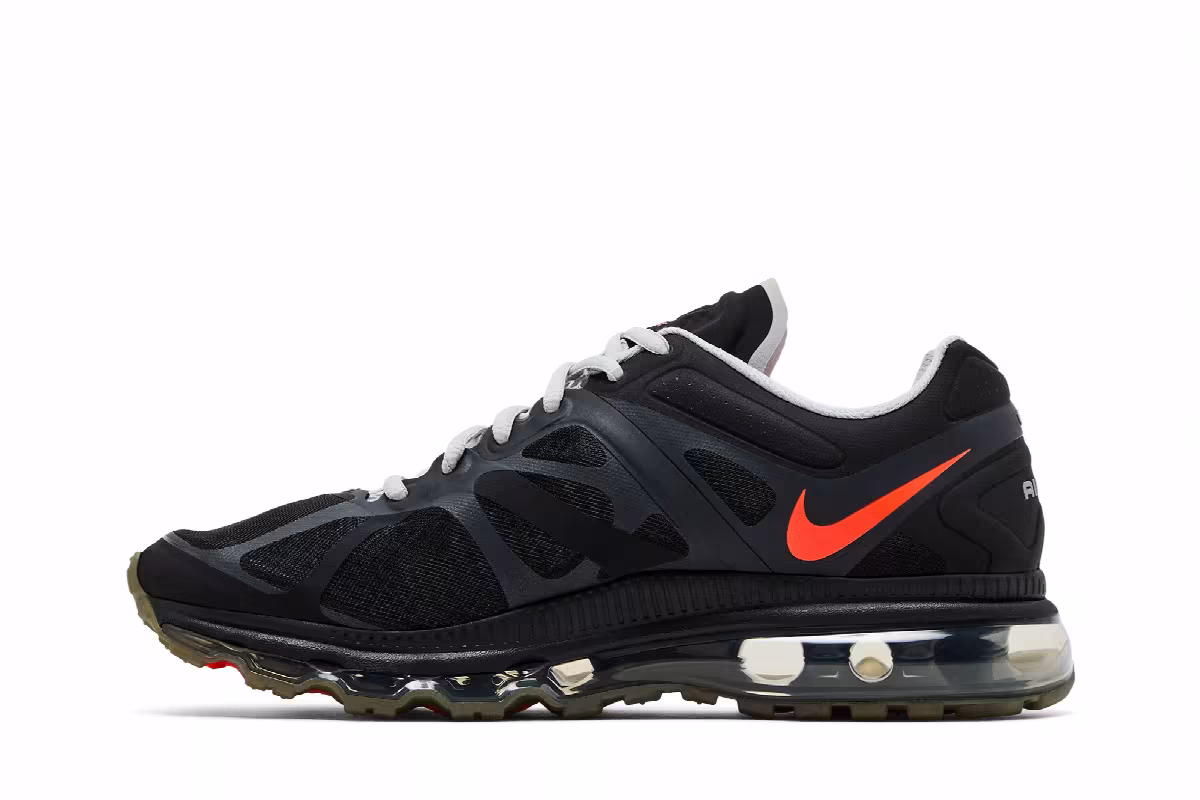 Nike Air Max+ 2012 Black Bright Crimson, view 4