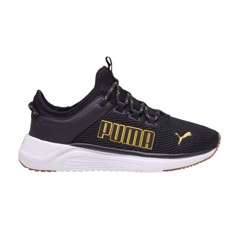Puma Softride Astro Slip-On Black Yellow Blaze
