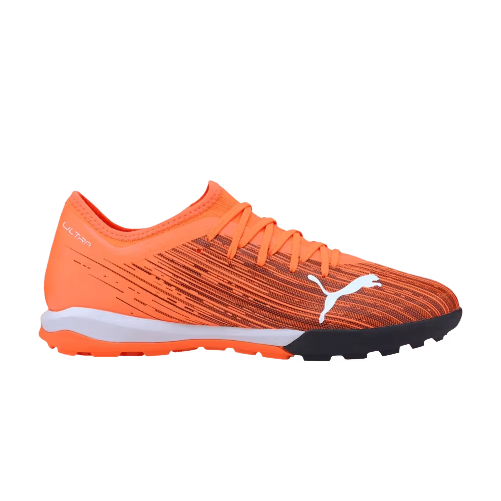 Puma Ultra 3.1 TT Turf Black Shocking Orange