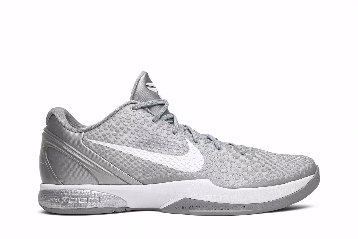Nike Zoom Kobe 6 XDR Metallic Silver, view 2