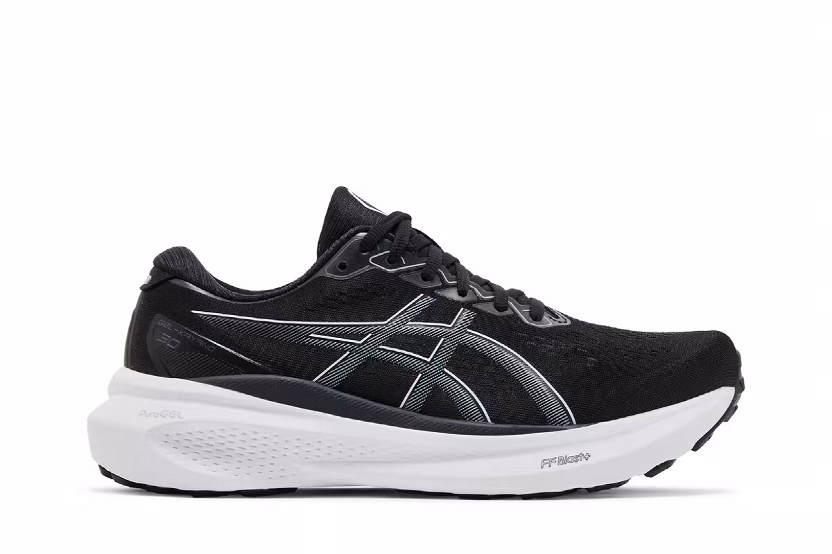 Asics Women's Gel Kayano 30 Wide Black Sheet Rock, view 2