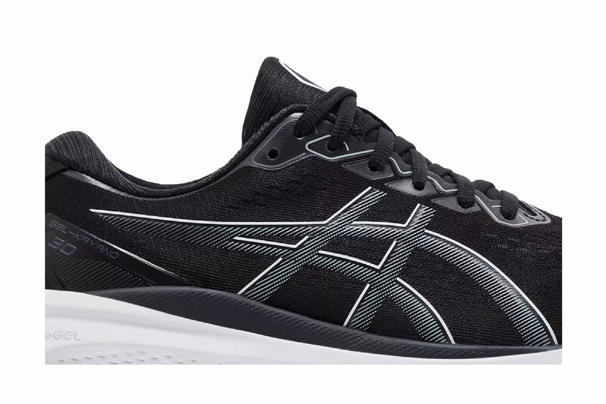 Asics Women's Gel Kayano 30 Wide Black Sheet Rock, view 3