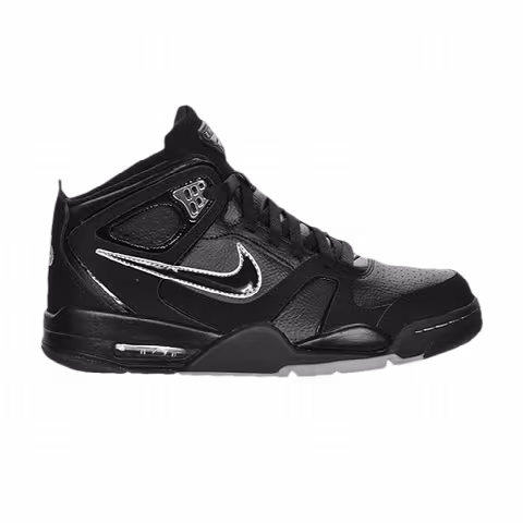 Nike Air Flight Falcon 'Black Metallic Silver'