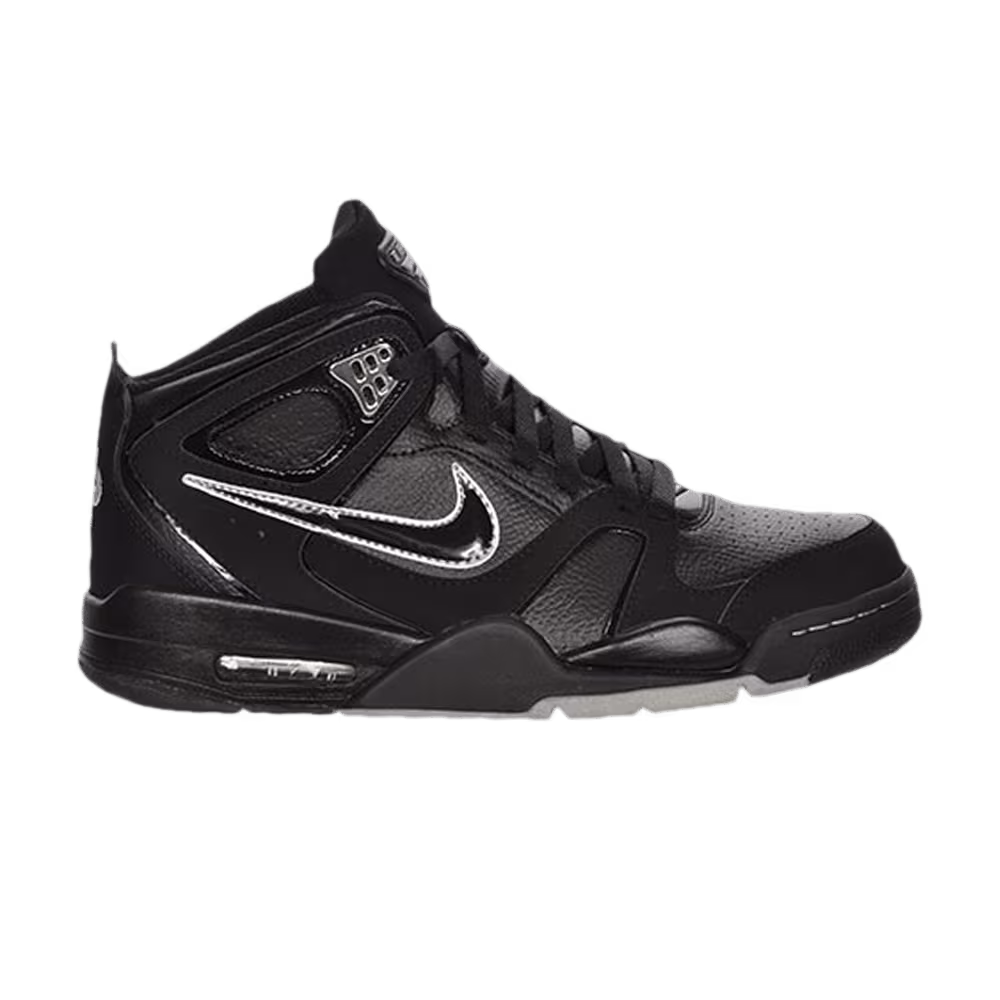 Nike Air Flight Falcon Black Metallic Silver