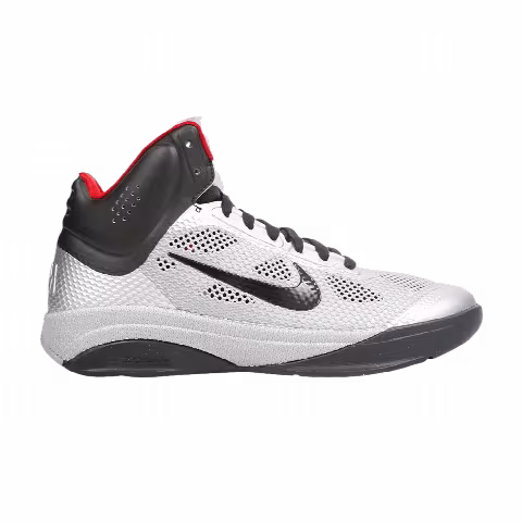 Nike Zoom Hyperfuse 'Metallic Silver Sport Red'
