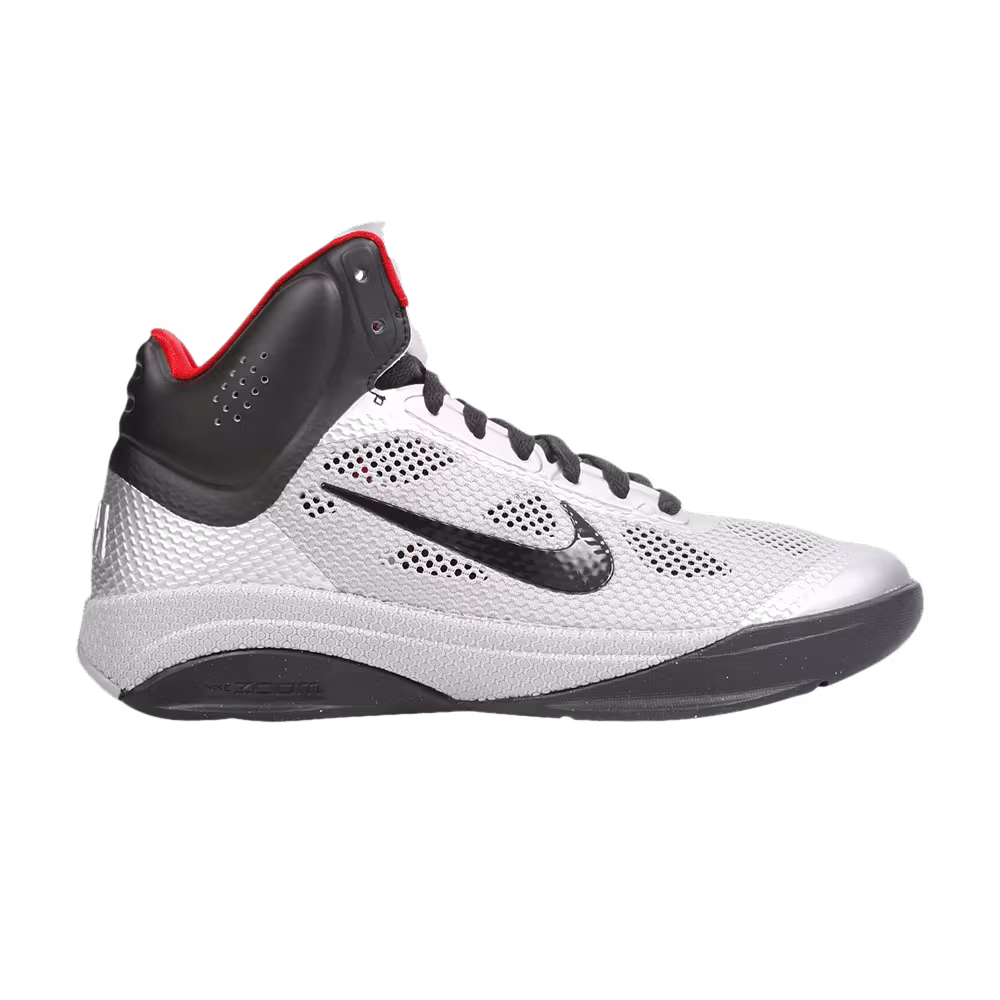 Nike Zoom Hyperfuse Metallic Silver Sport Red