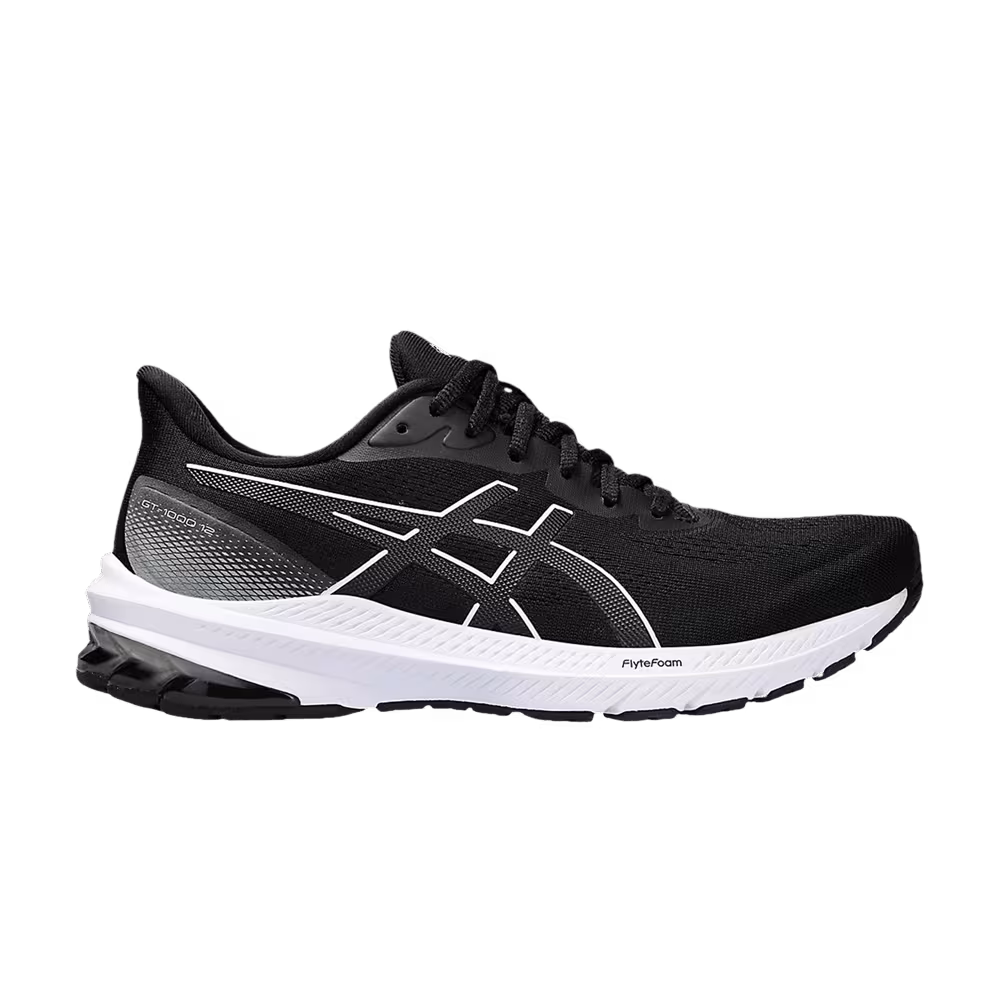 Asics Women's GT 1000 12 Wide Black White