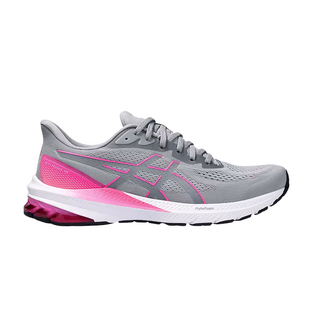 Asics Women's GT 1000 12 Wide Sheet Rock Hot Pink