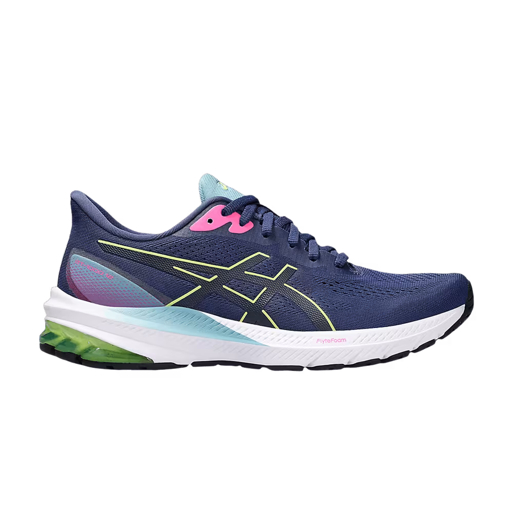 Asics Women's GT 1000 12 Deep Ocean Lime
