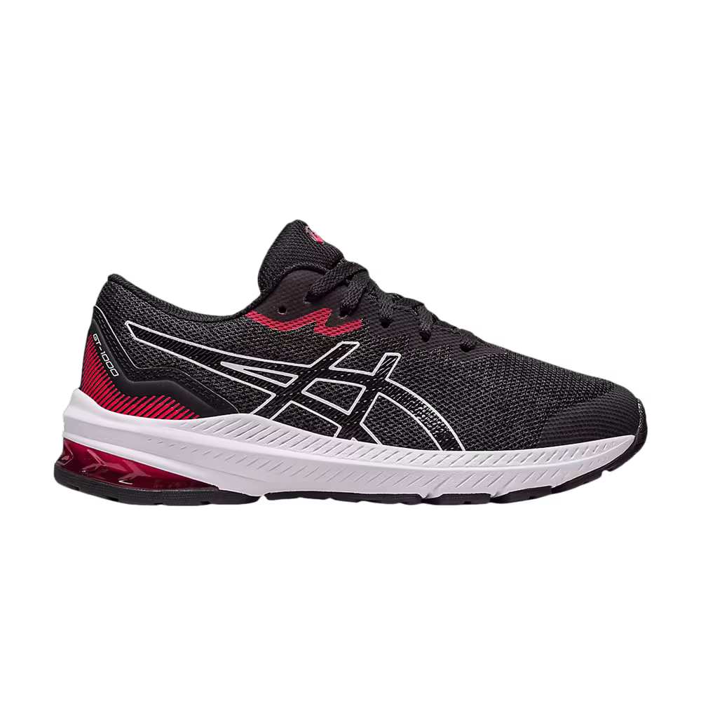 Asics GT 1000 11 GS Black Electric Red