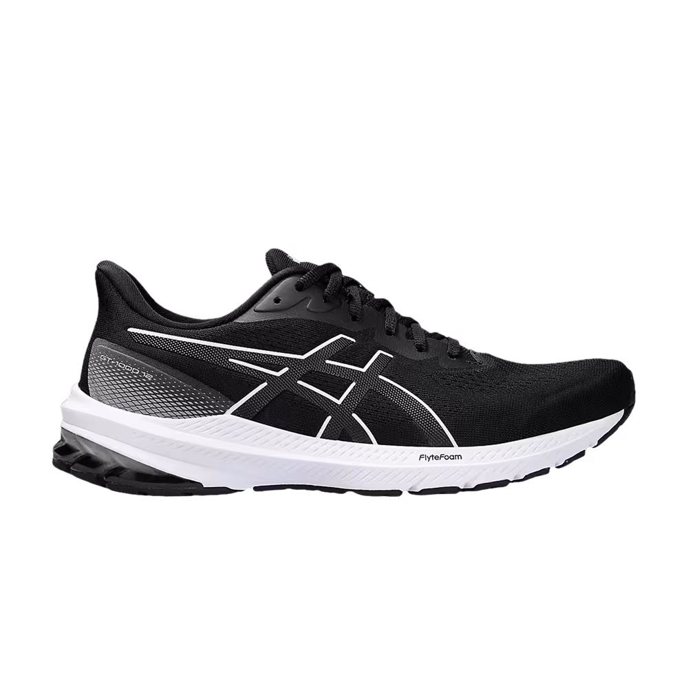 Asics GT 1000 12 Wide Black White