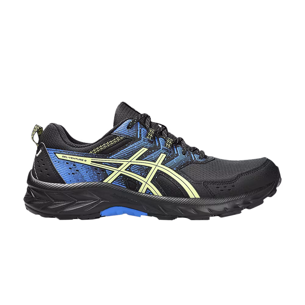 Asics Gel Venture 9 Extra Wide Black Glow Yellow