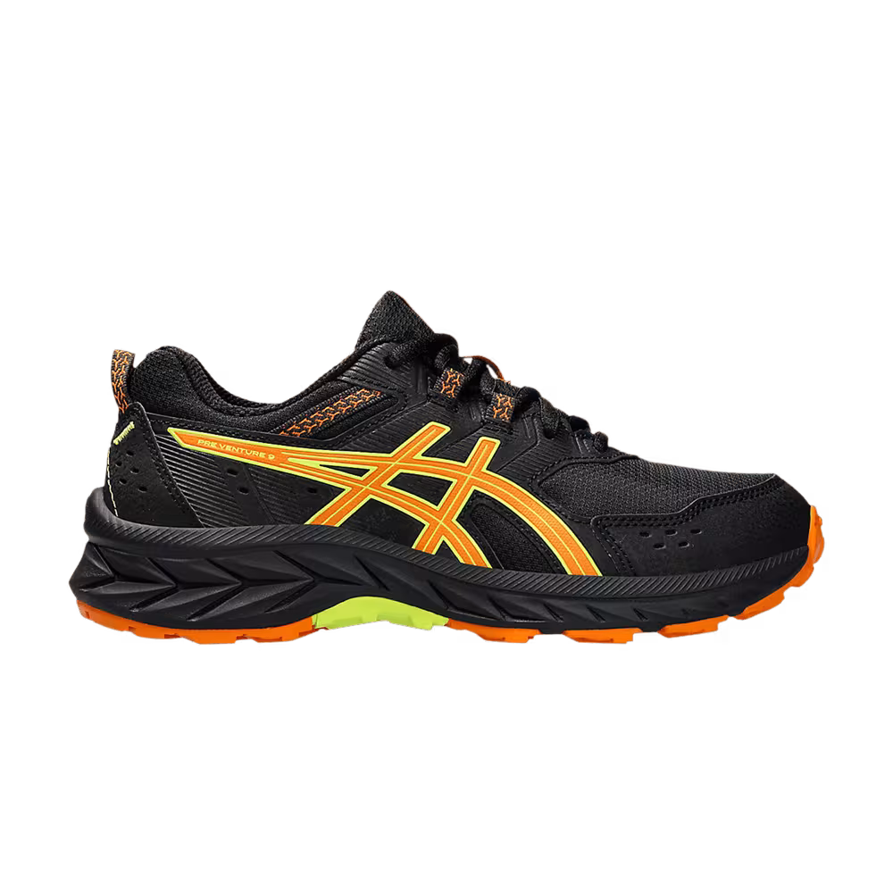 Asics Gel Venture 9 GS Black Bright Orange