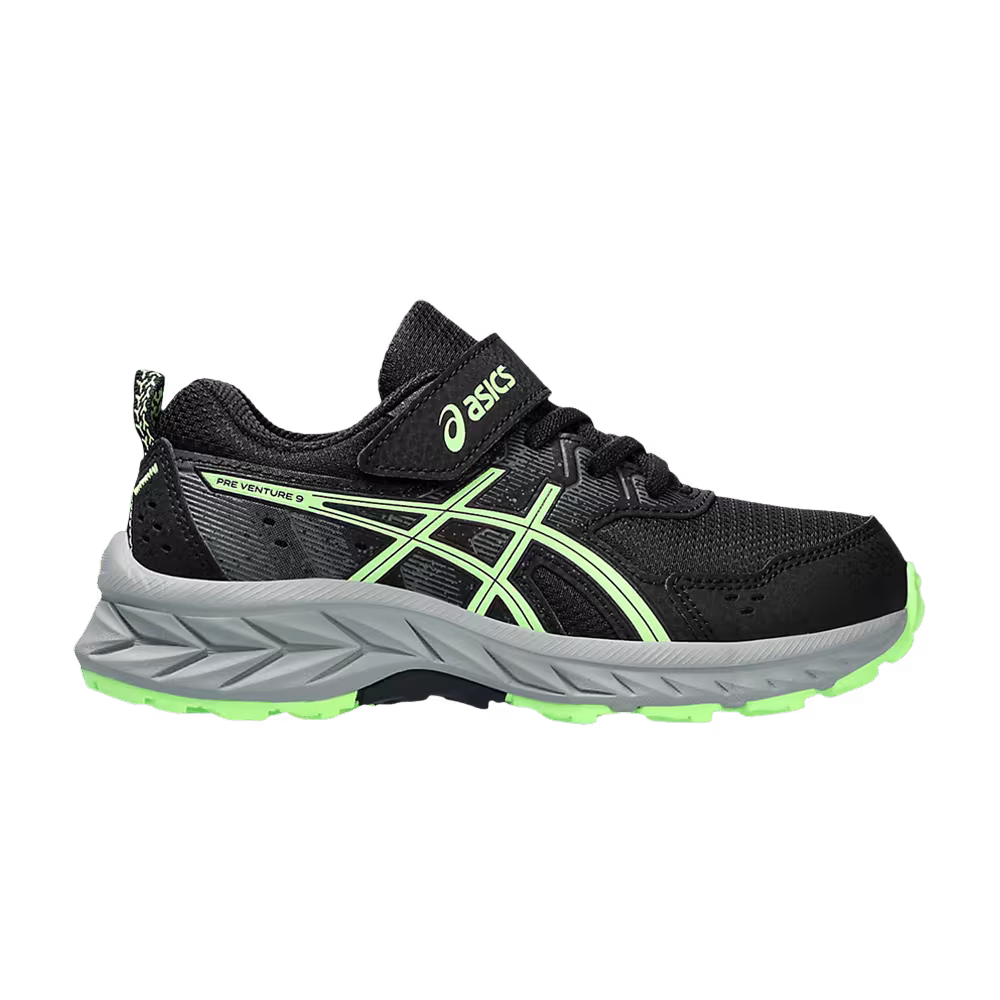 Asics Gel Venture 9 PS Black Illuminate Green