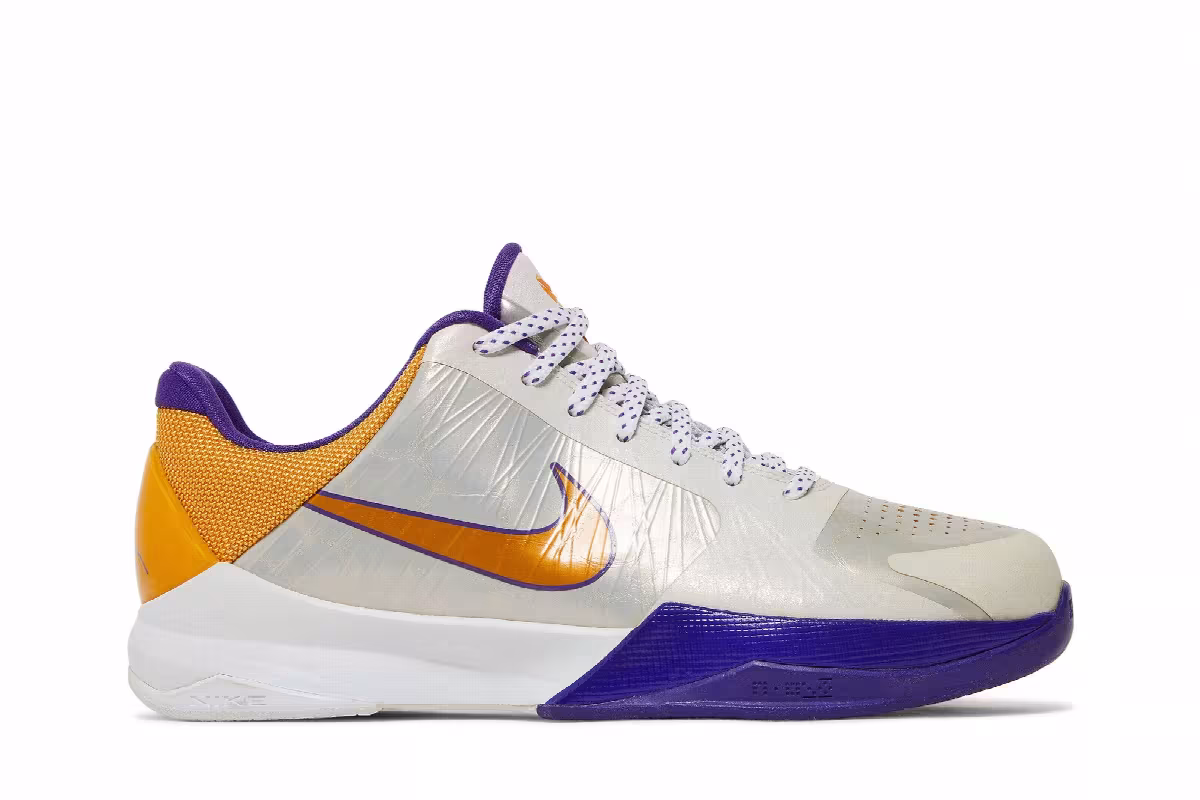 Nike Zoom Kobe 5 GS Lakers Home, view 2