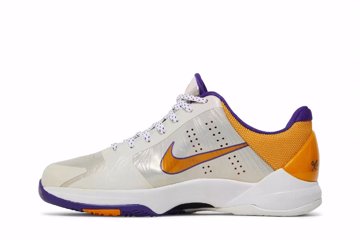 Nike Zoom Kobe 5 GS Lakers Home, view 4